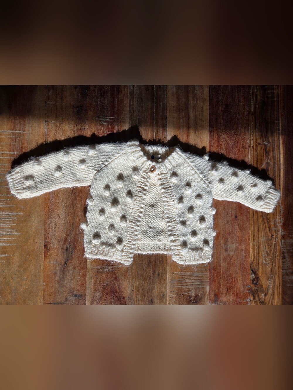 The Blueberry Hill Popcorn Cardigan